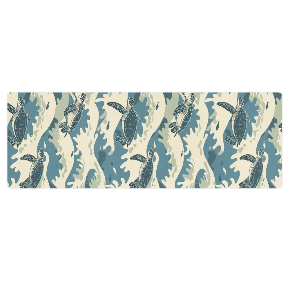 Sea Turtles Yoga Mat by Treasure Pie product image (1)