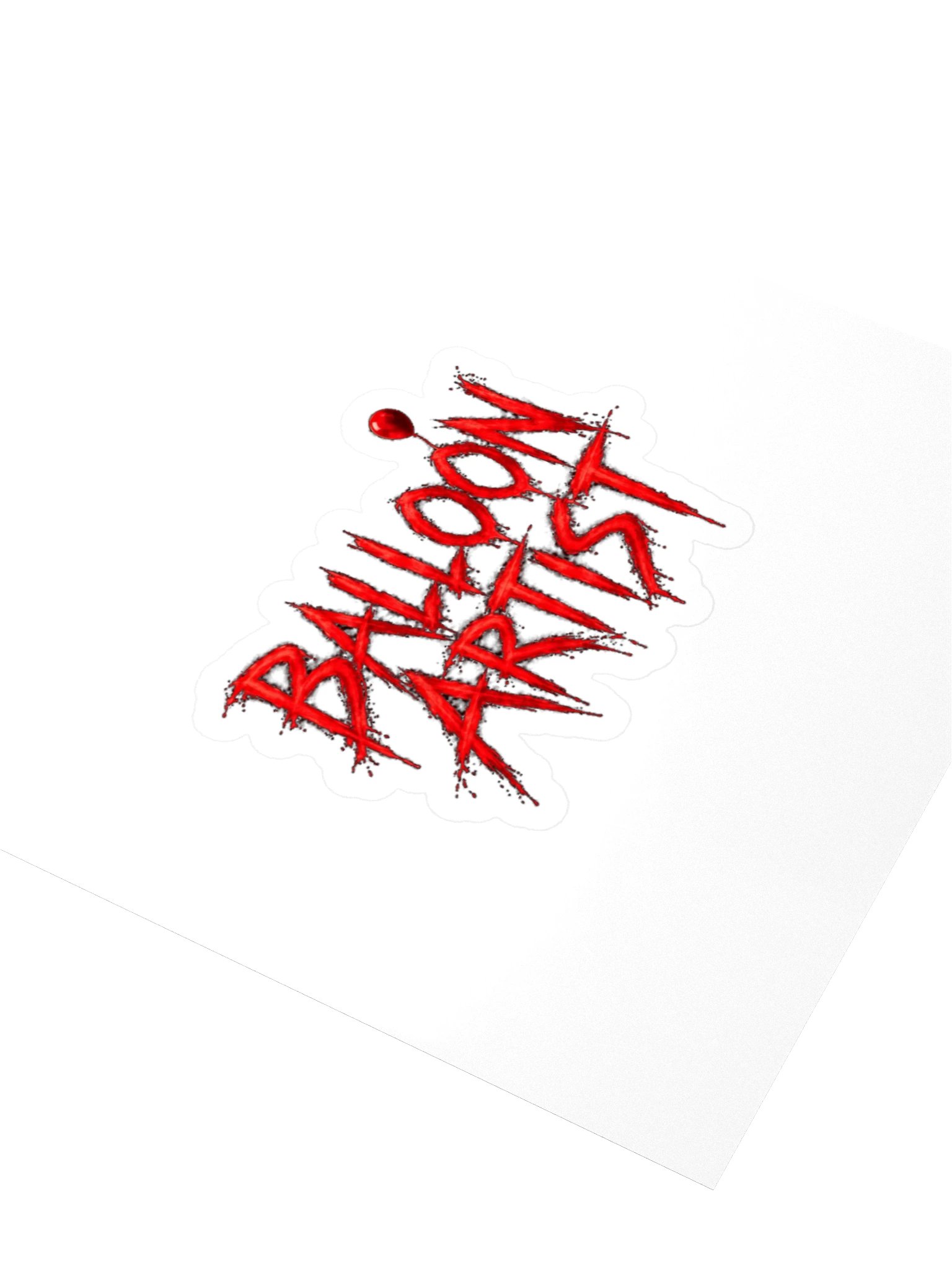 Balloon Artist Creepy Carnival Kiss Cut Sticker product image (3)