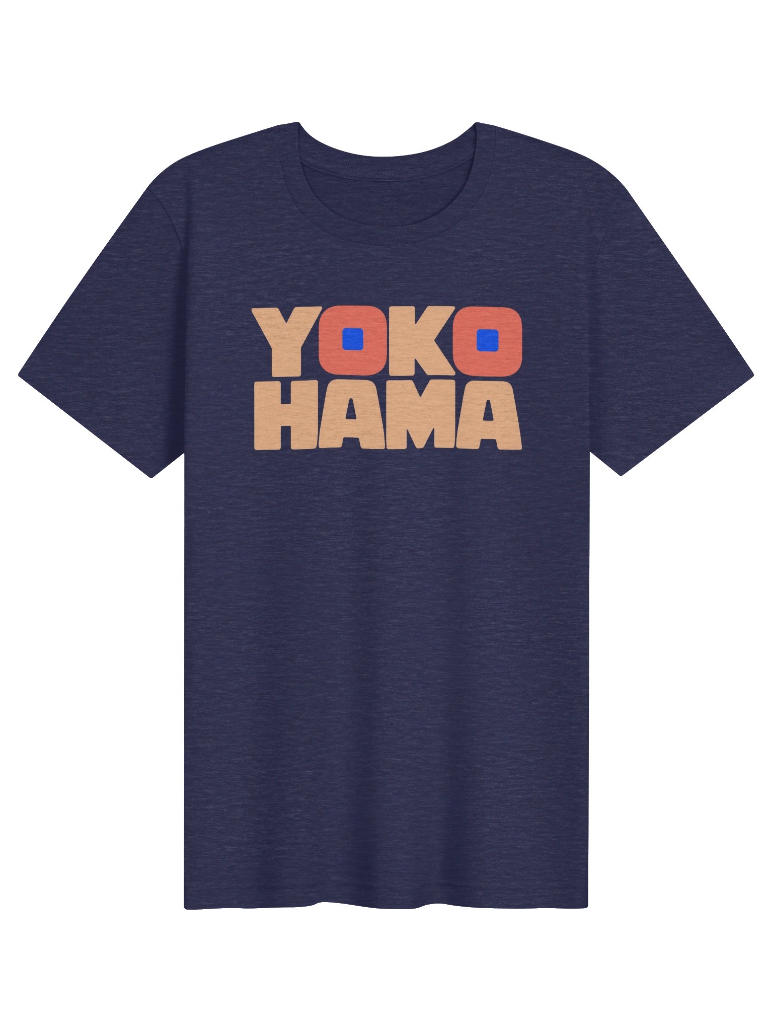 YOKOHAMA Peach Block Text Tee product image (1)