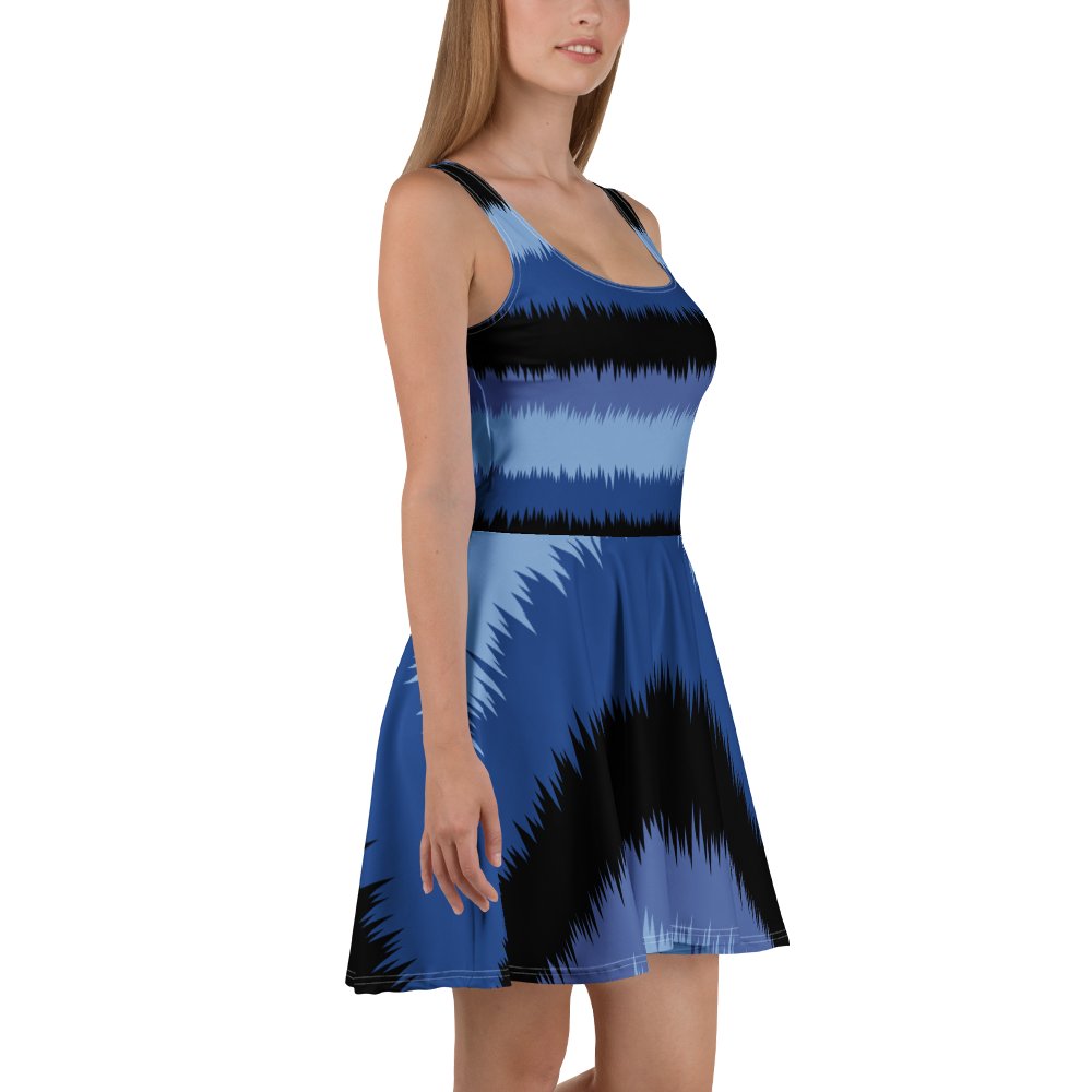 Sawtooth Blues Skater Dress product image (3)