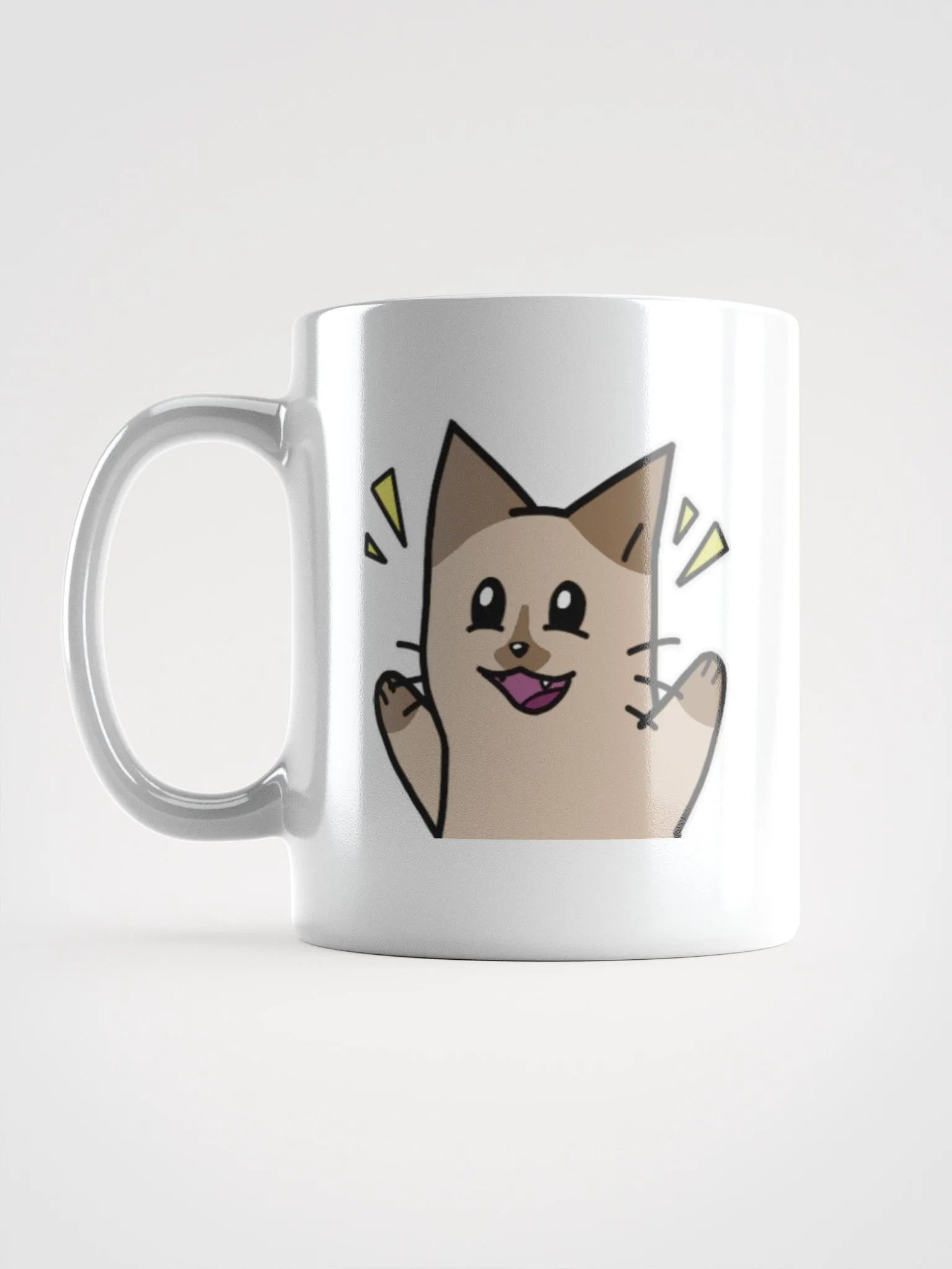 Happy Cat Emote Mug product image (17)