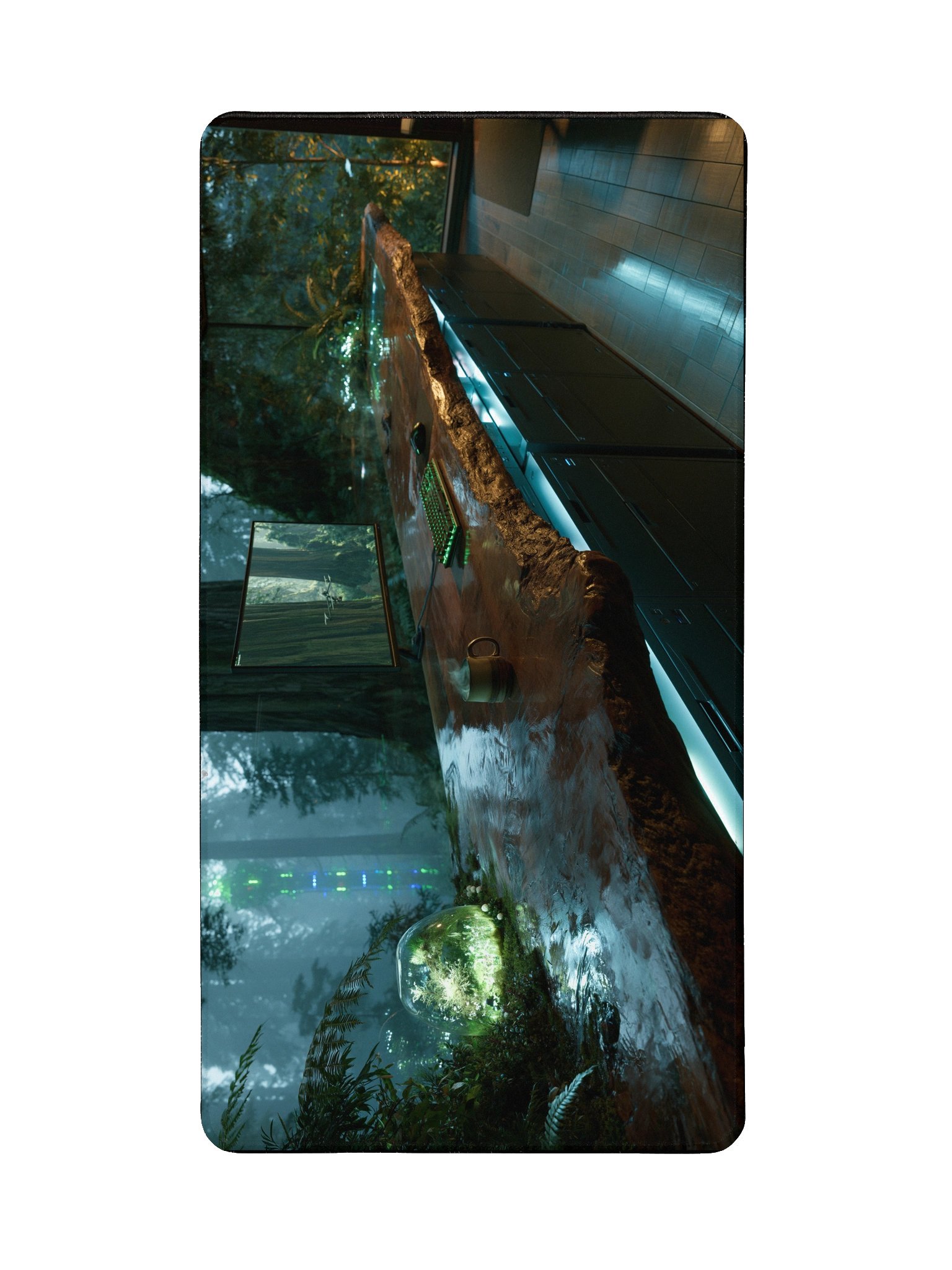 Foggy Woods Deep Focus Desk Mat product image (2)
