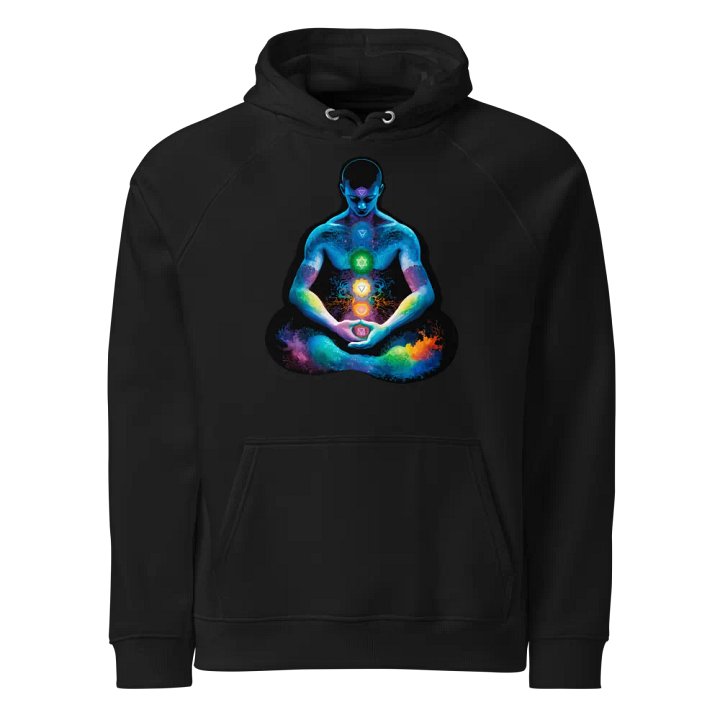 [Meditation] - Unisex Eco Raglan Hoodie product image (1)