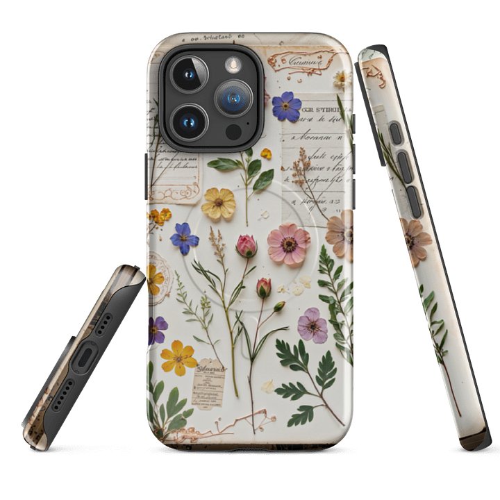 Vintage Botanical Journal Collage iPhone® Case Mag Safe product image (2)