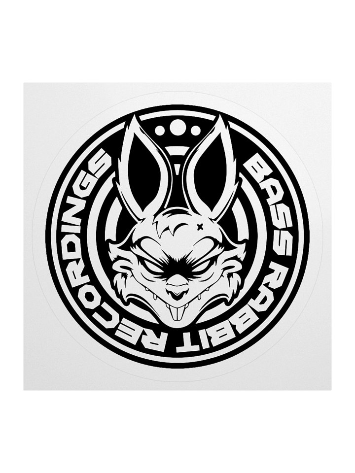 Bass Rabbit Sticker (1) product image (1)