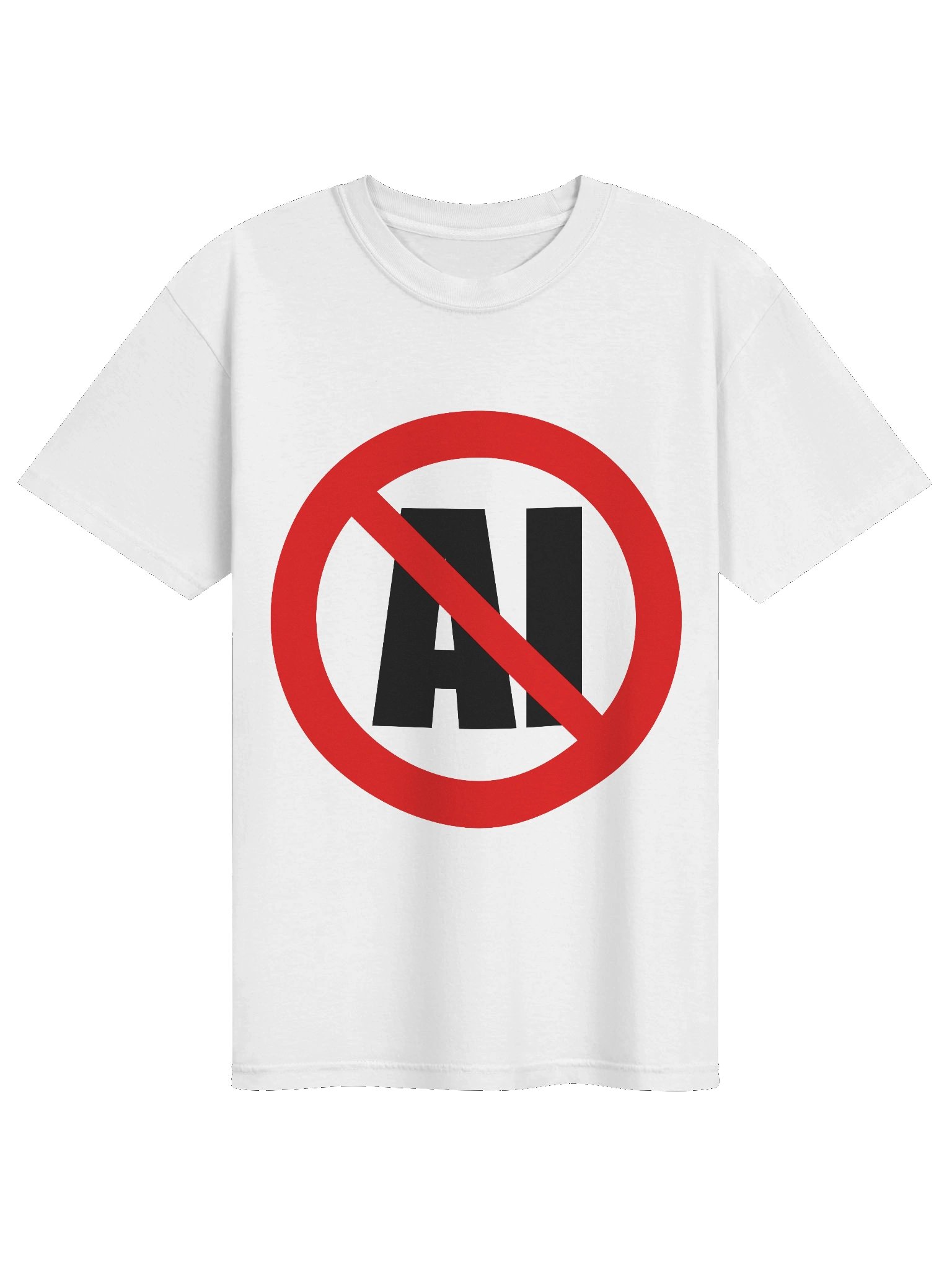No AI T-Shirt (light) product image (1)