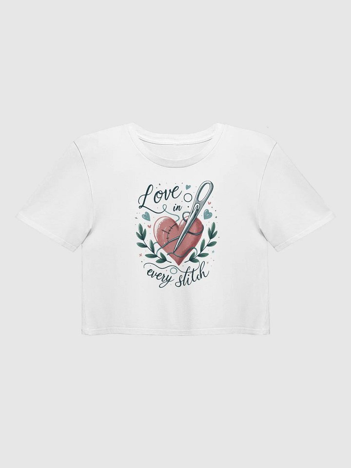 Stitched Heart Crop Top product image (3)