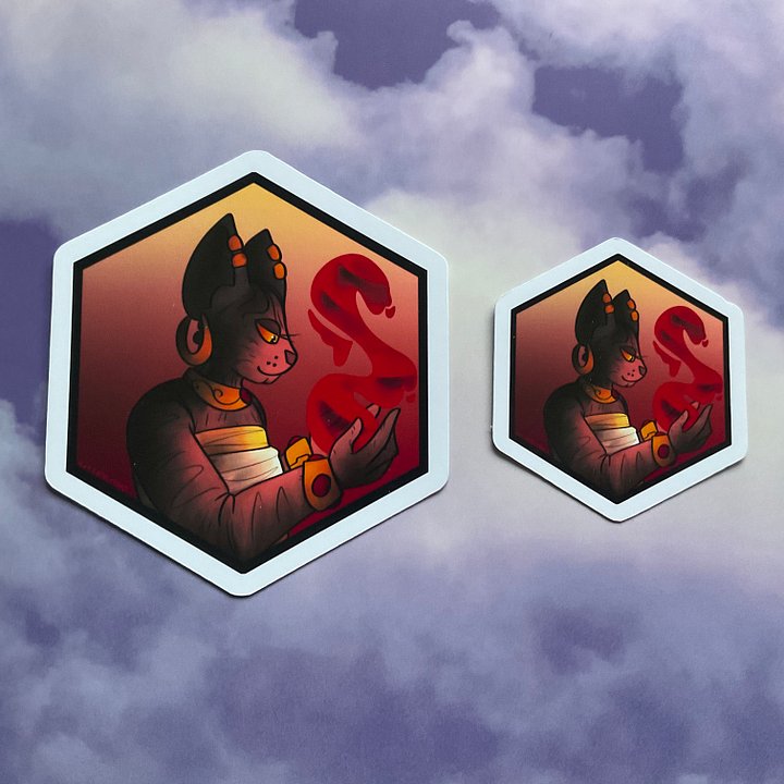 "Blood Magic" sticker product image (2)