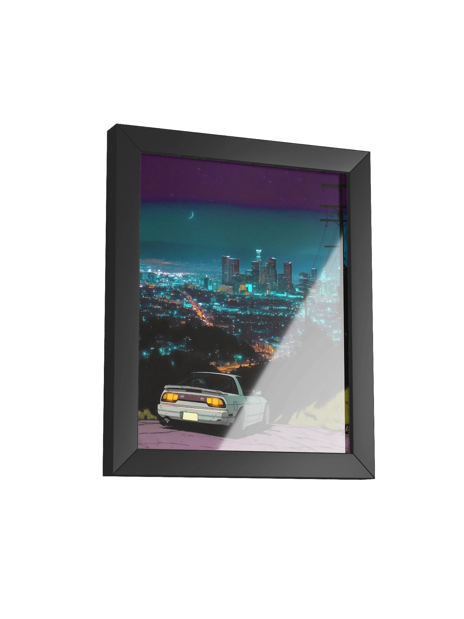 NEON DRIFT Framed Poster product image (2)