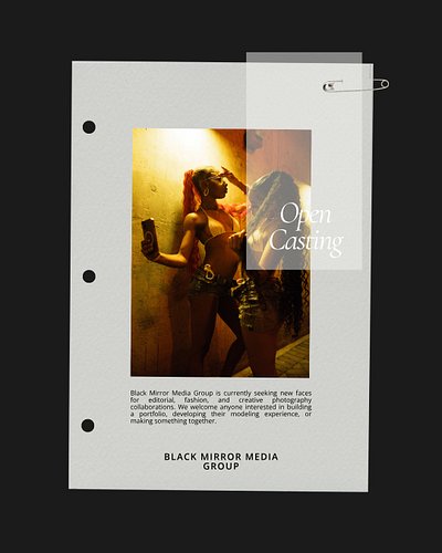 No experience. No portfolio. Send me what's in your camera roll.
DM me or email me at
 james@blackmirrormediagroup.com

As a ...