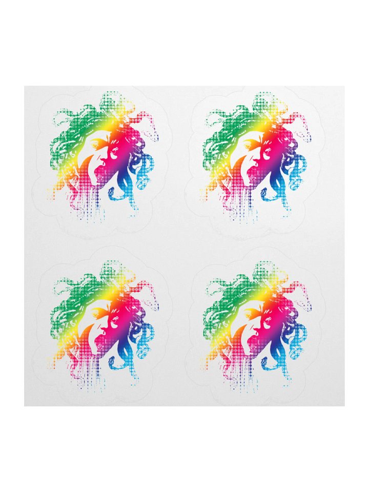Sticker - Rainbow Medusa (transparent background) product image (1)