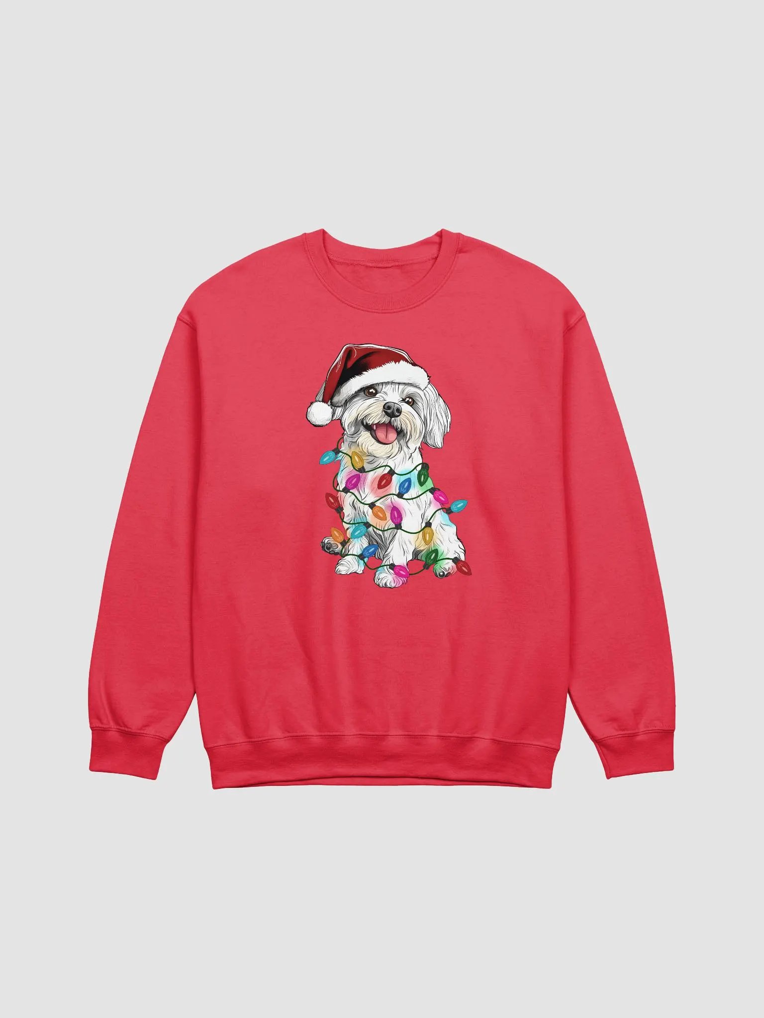 Funny Maltese Christmas Sweatshirt product image (9)