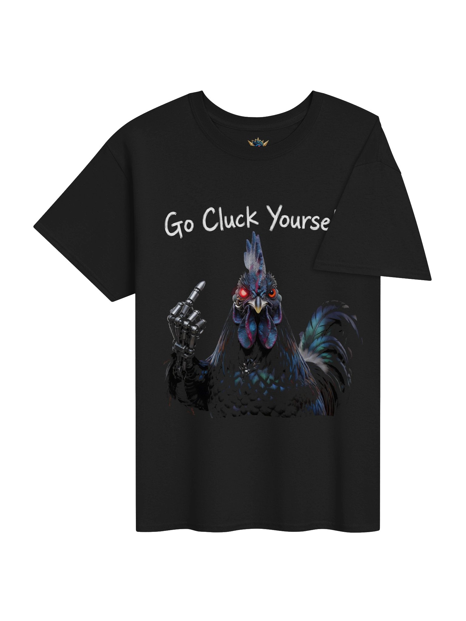 Go Cluck Yourself Robot Rooster Tee product image (4)