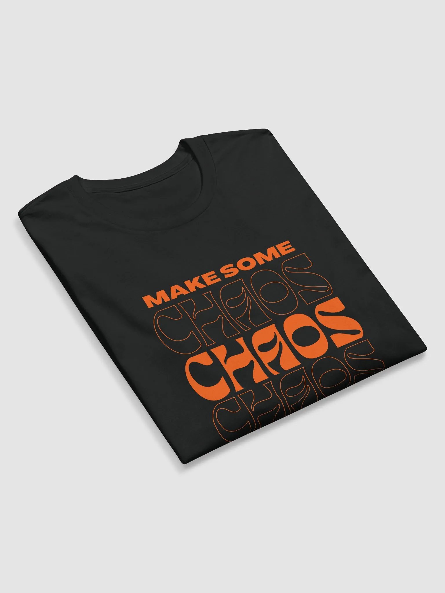 Make Some Chaos Premium Fitted Printed Long Sleeve product image (6)