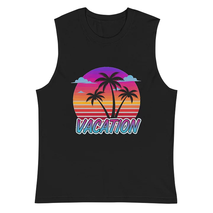 Sunset Silhouette Vacation Muscle Tank product image (3)