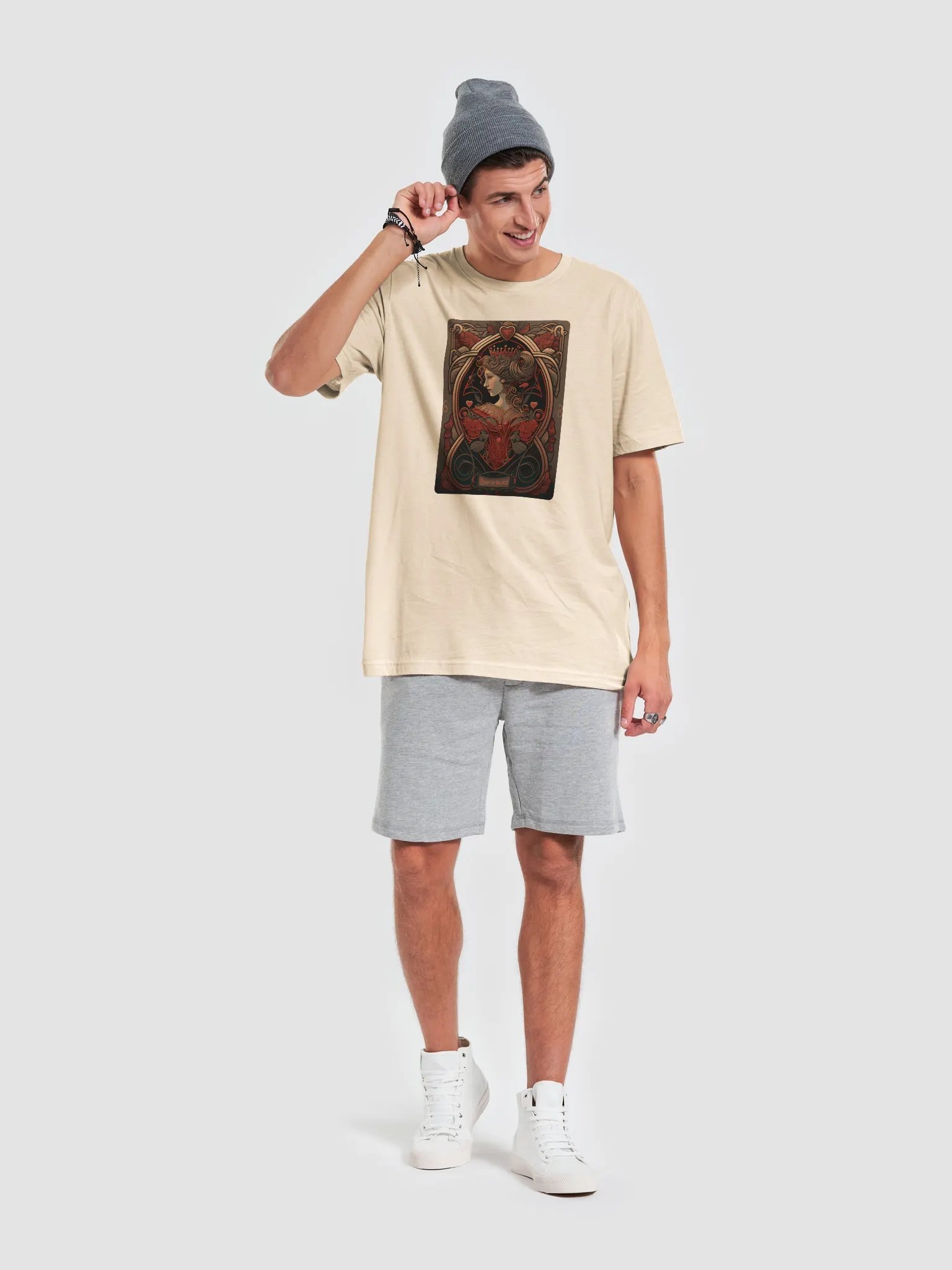 Queen of Hearts Art Nouveau T-Shirt product image (5)
