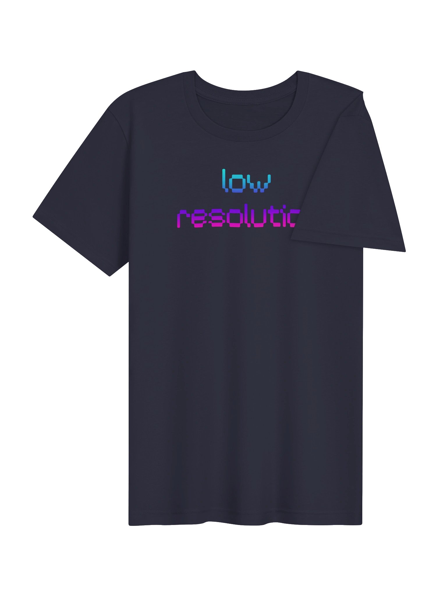 Low Resolution Neon Pixel T-shirt product image (17)