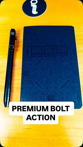 Unboxing the Big Idea Design Slim Bolt Action Pen. Titanium construction, smooth action, and the most versatile refill system...
