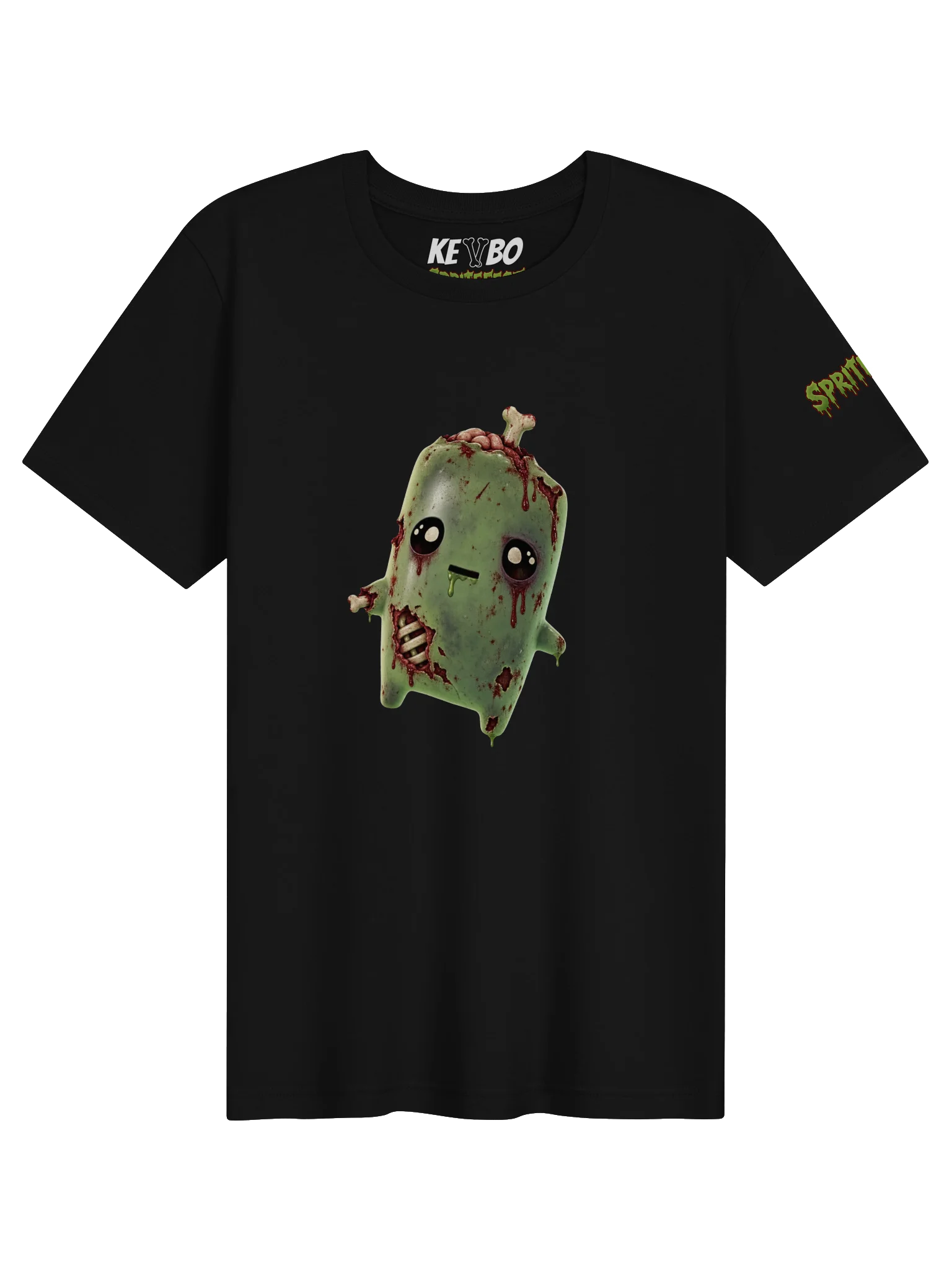 SPRITEFEST "Zombie Sprite" ADULT Black T-Shirt product image (1)