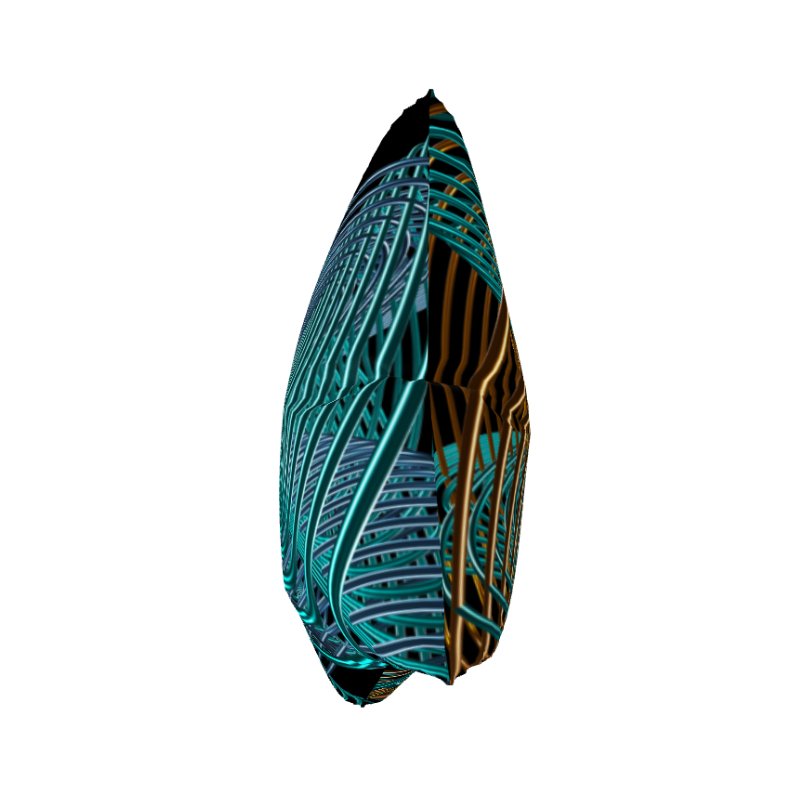 Oscilloscopic Dance 1+2 - Lissajous Figures Mathematical Art Pillow product image (4)