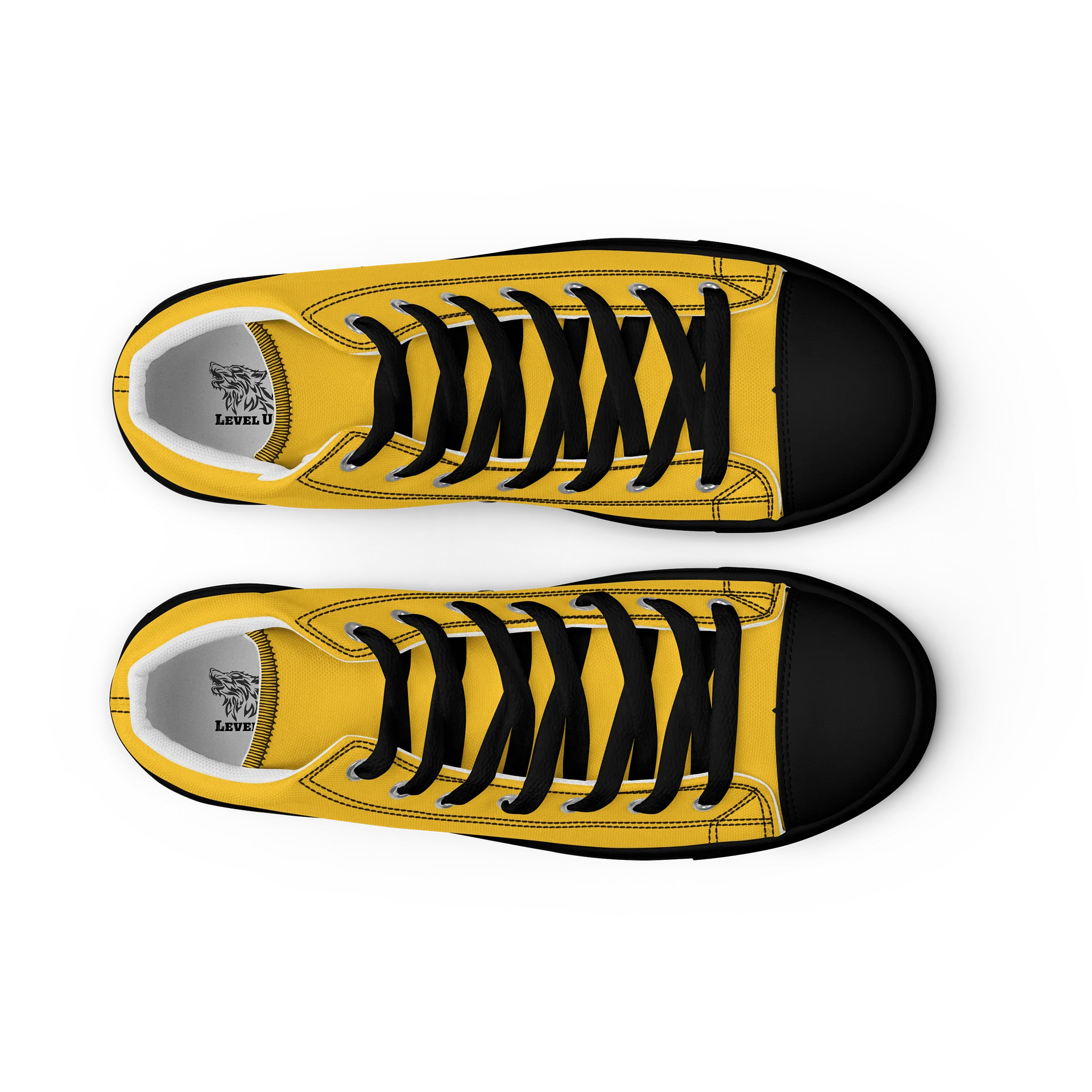 WORK YOUR DOG — Retro Graphic Women's High-Top Sneakers product image (9)