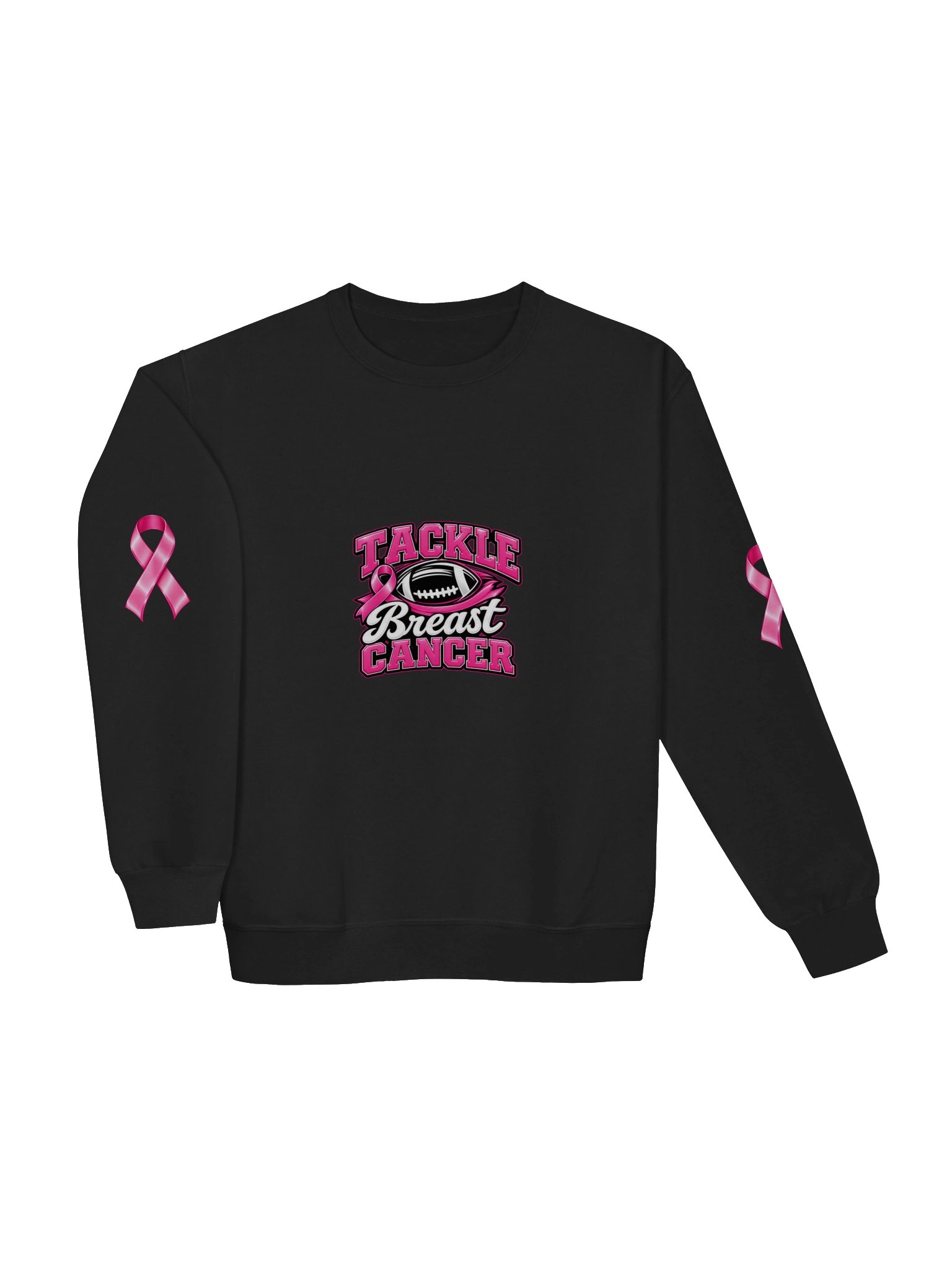 Tackle Breast Cancer Football Awareness Sweatshirt product image (11)