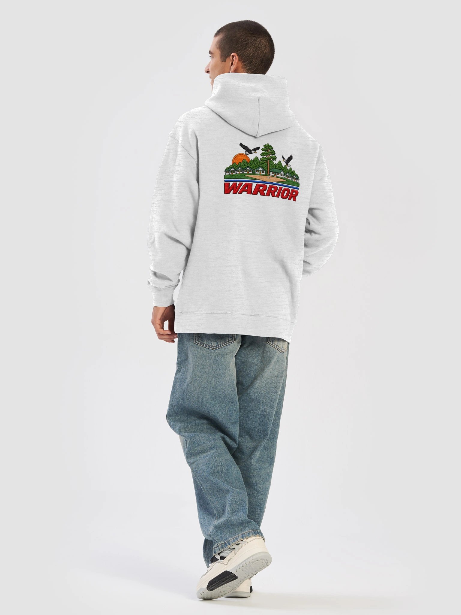 Warrior VIII Hoodie (White) product image (2)