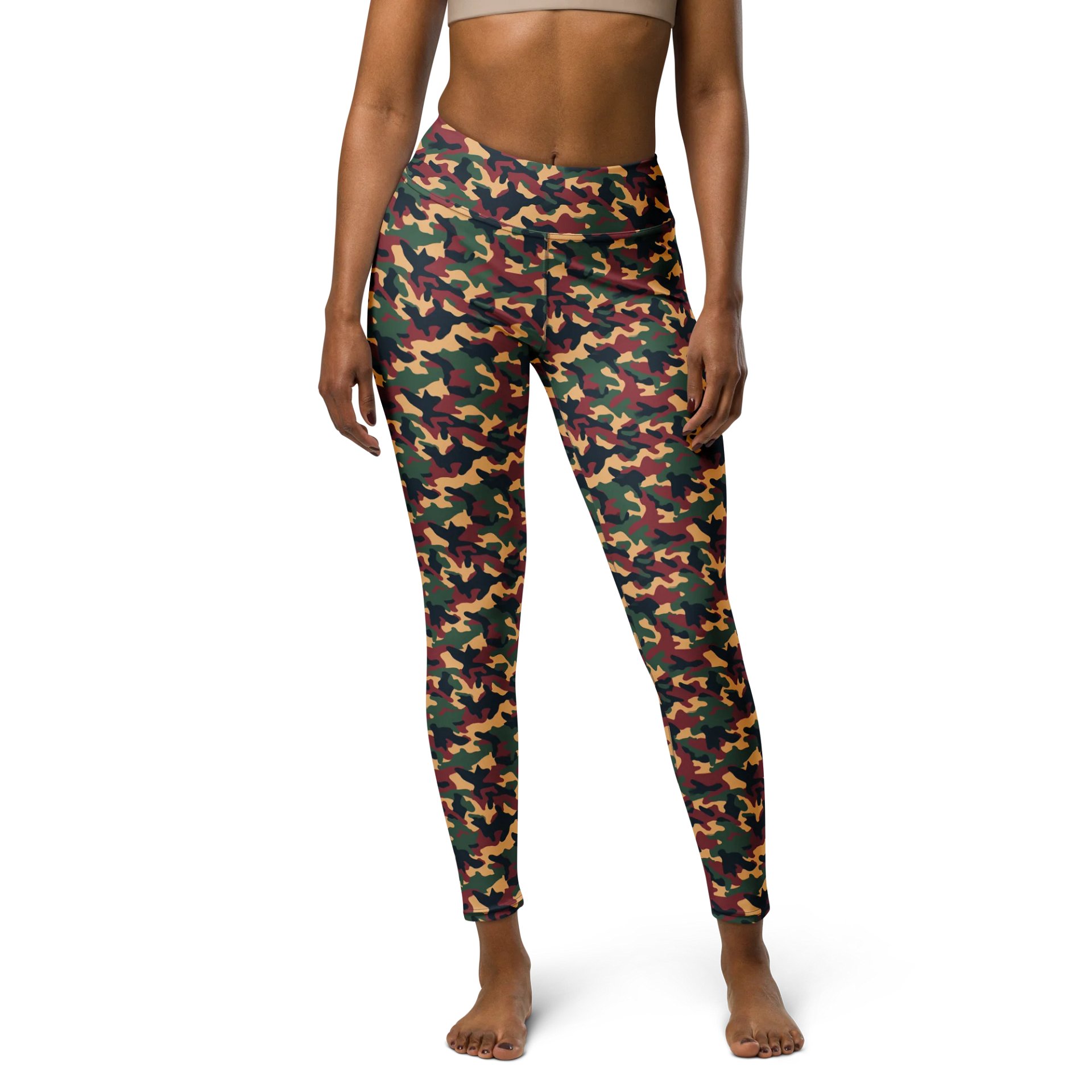 Autumn Blaze Camo Women’s Leggings product image (2)