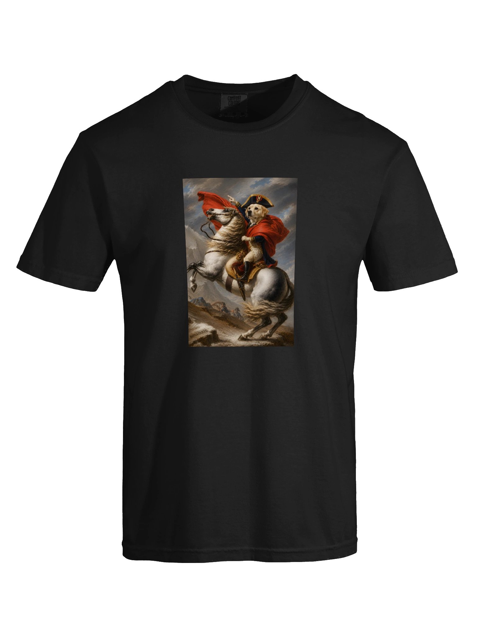 Labrador Retriever Napoleon Crossing the Alps T-Shirt product image (4)