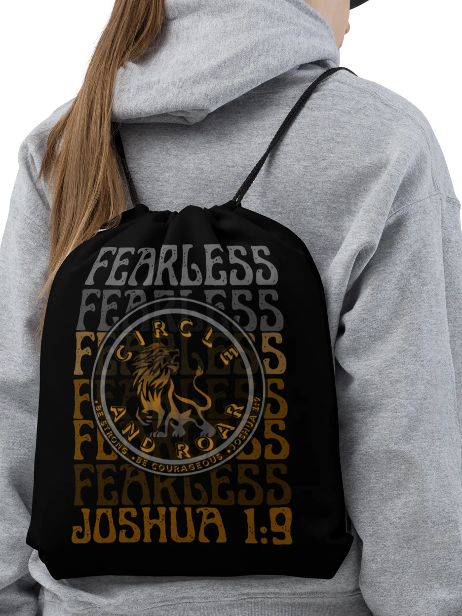 Fearless Lion Drawstring Bag product image (4)