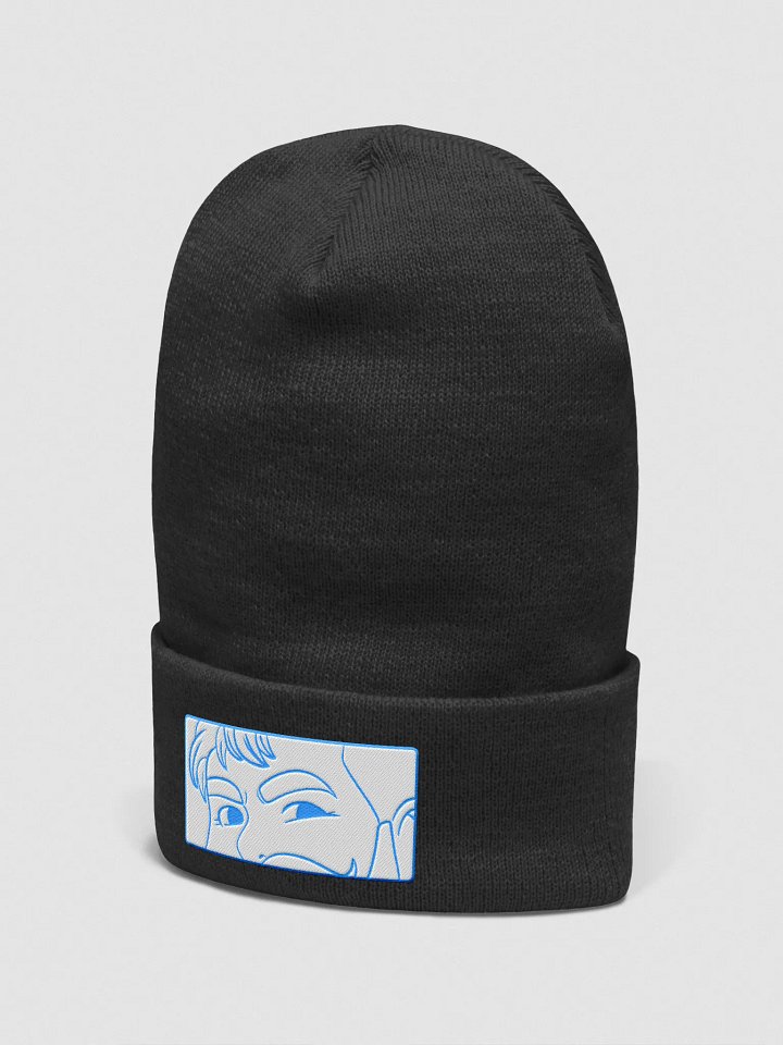 Bear Stare Beanie - Blue Outline product image (15)