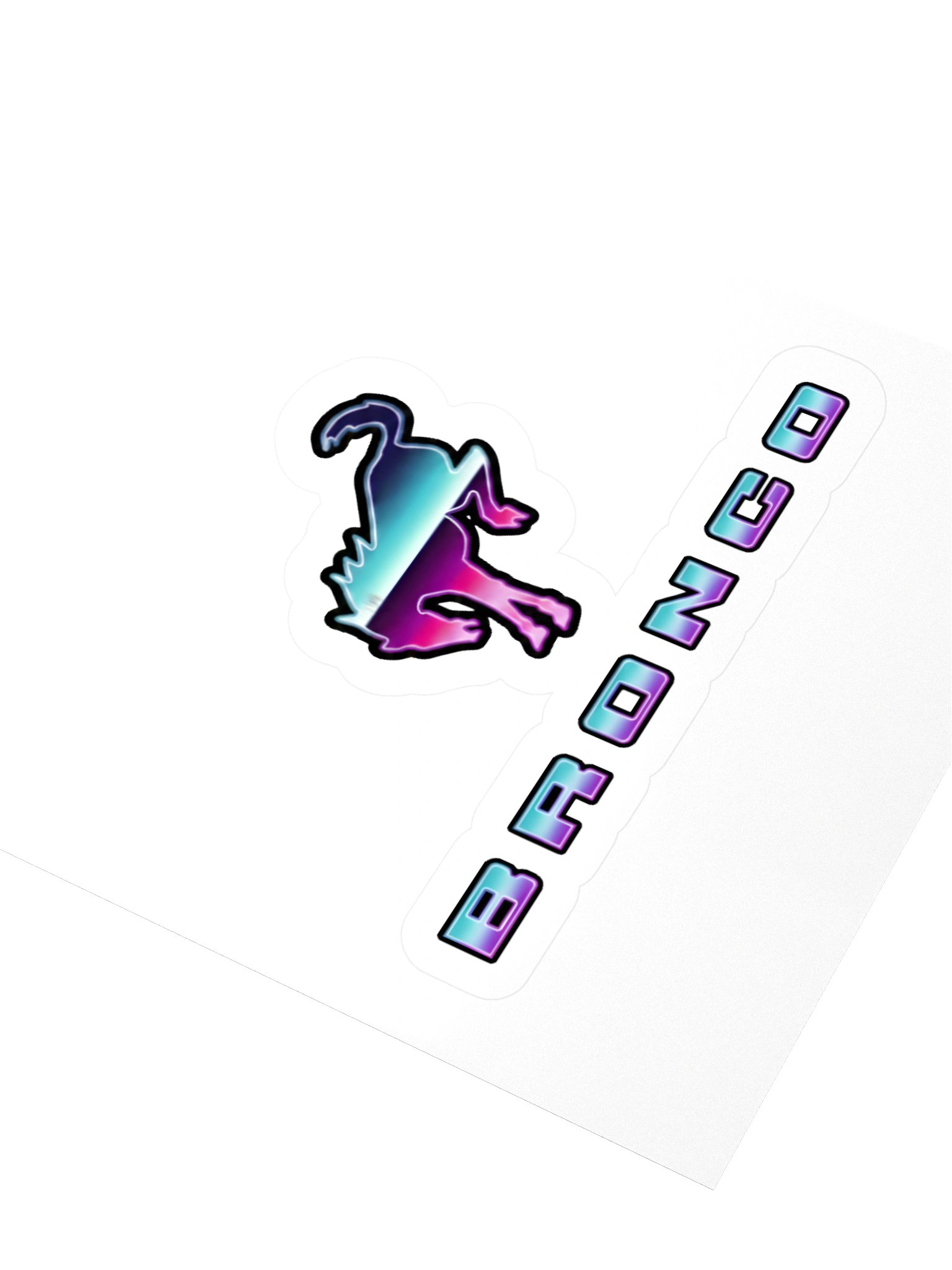2026 Bronco Beach Bash OBX / Destination Bigfoot Bronco Collab Kiss Cut Sticker (Multiple Sizes Available) product image (8)