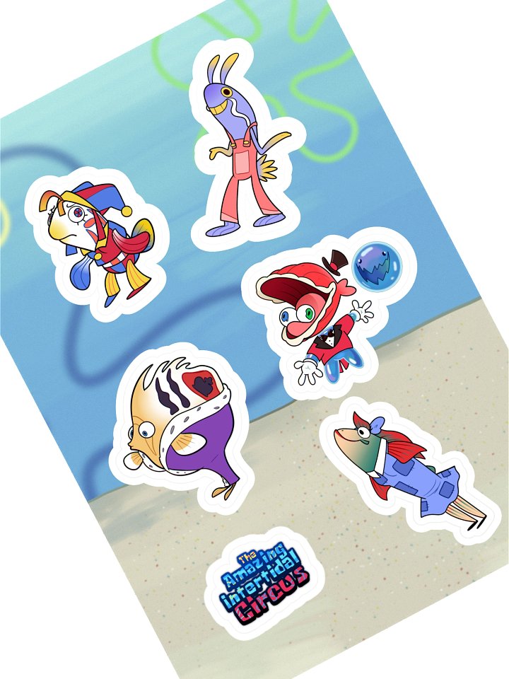 The Amazing Intertidal Circus - Sticker Sheet #2 product image (1)