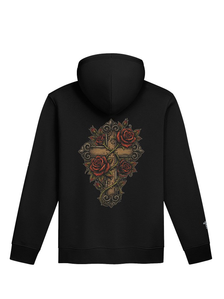 ONE KING The Gift 100% Organic Cotton Premium Street Hoodie with embroidered sleeve logo product image (1)