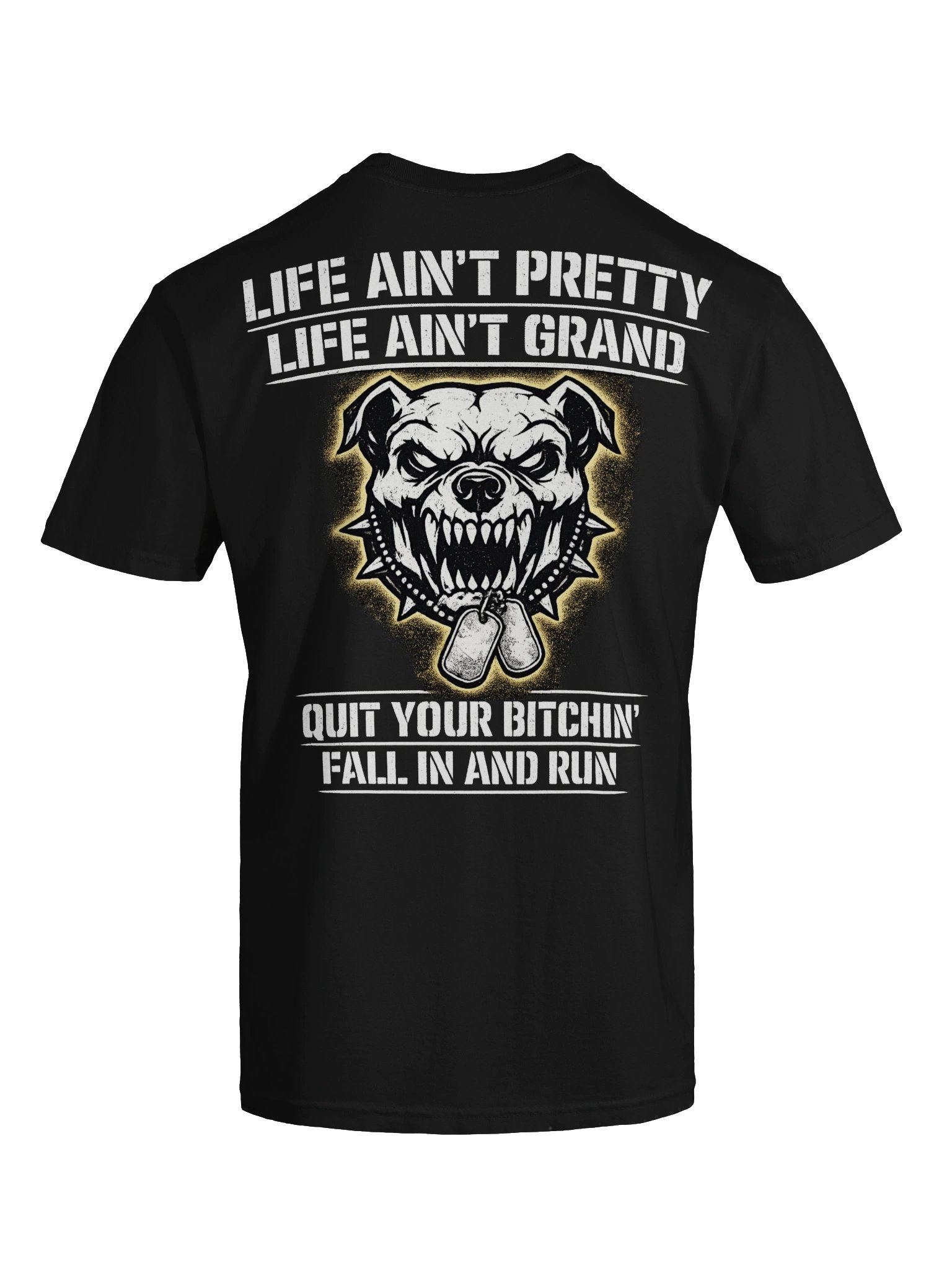 Devil Dogs on the Hunt — Life Ain't Pretty Tee | Warrior Shaman product image (7)