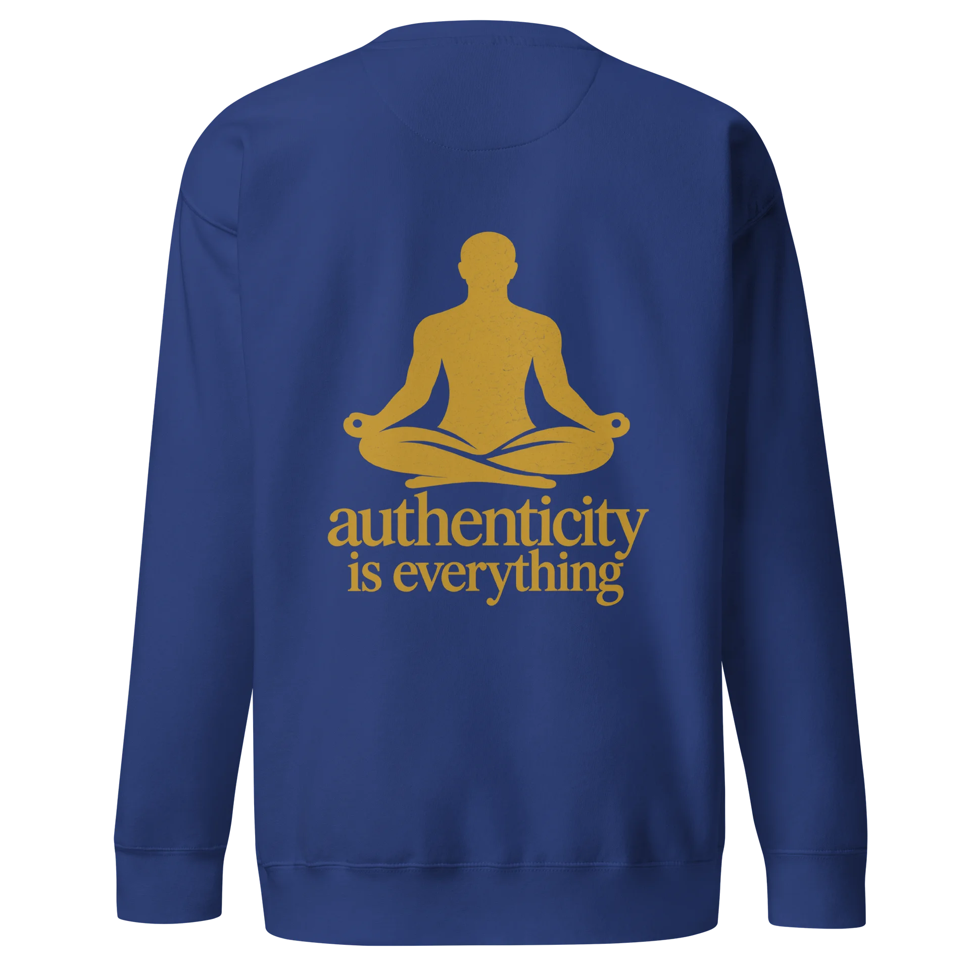 Authenticity Meditation logo sweatshirt product image (4)
