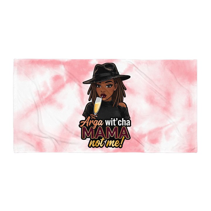 Arga Wit’cha Mama Beach Towel 🌊✨ product image (1)