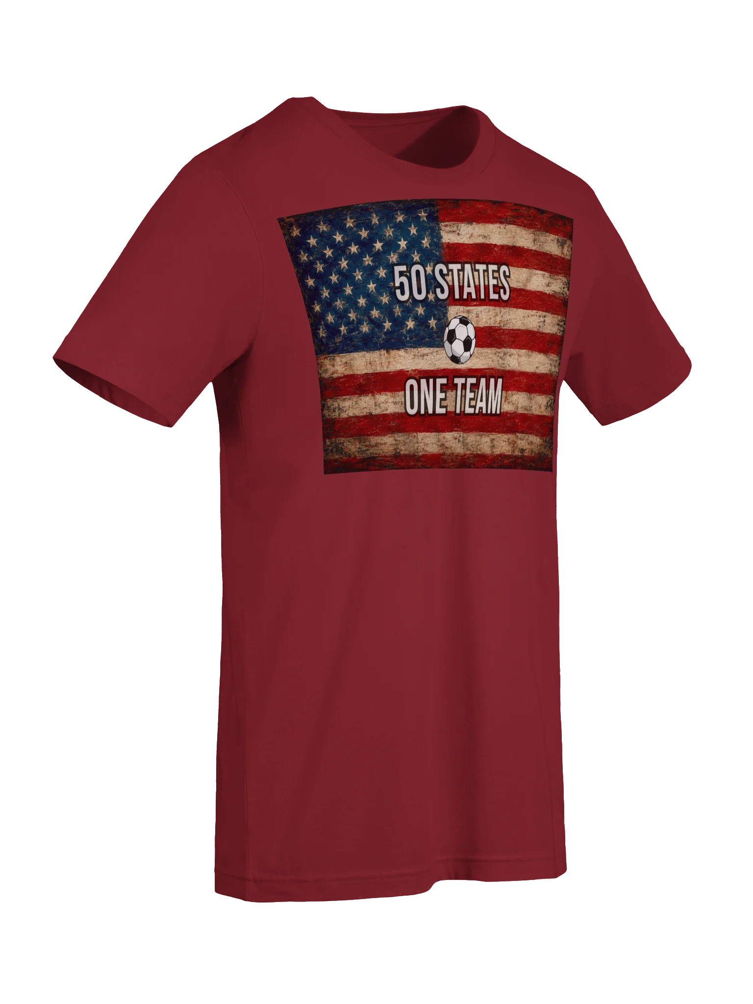 50 States One Team Soccer Shirt | USA Soccer Fan Tee | US Soccer NT supporter apparel product image (57)