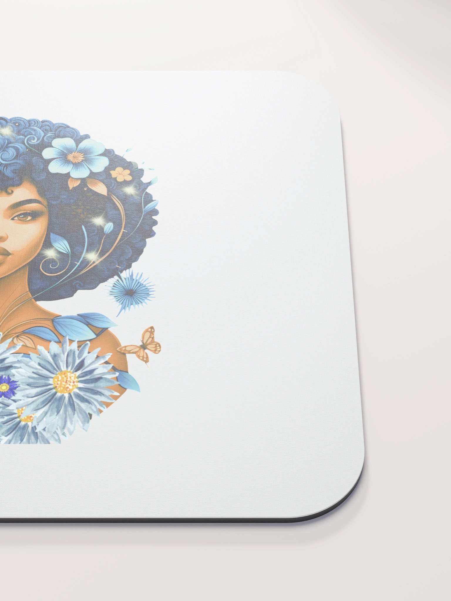 VEDENS Blue Whimsical Butterfly Mouse Pad product image (7)