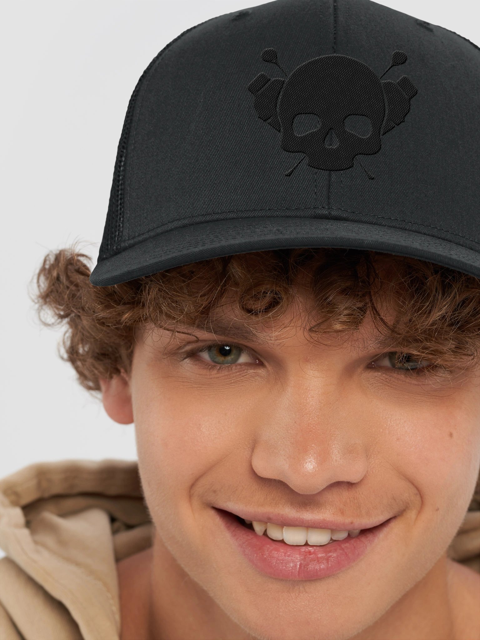 JSOS Skull Trucker Hat - Dark Logo product image (8)