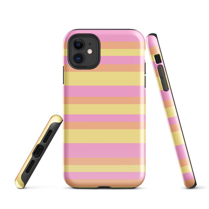 multi stripe i phone case product image (1)