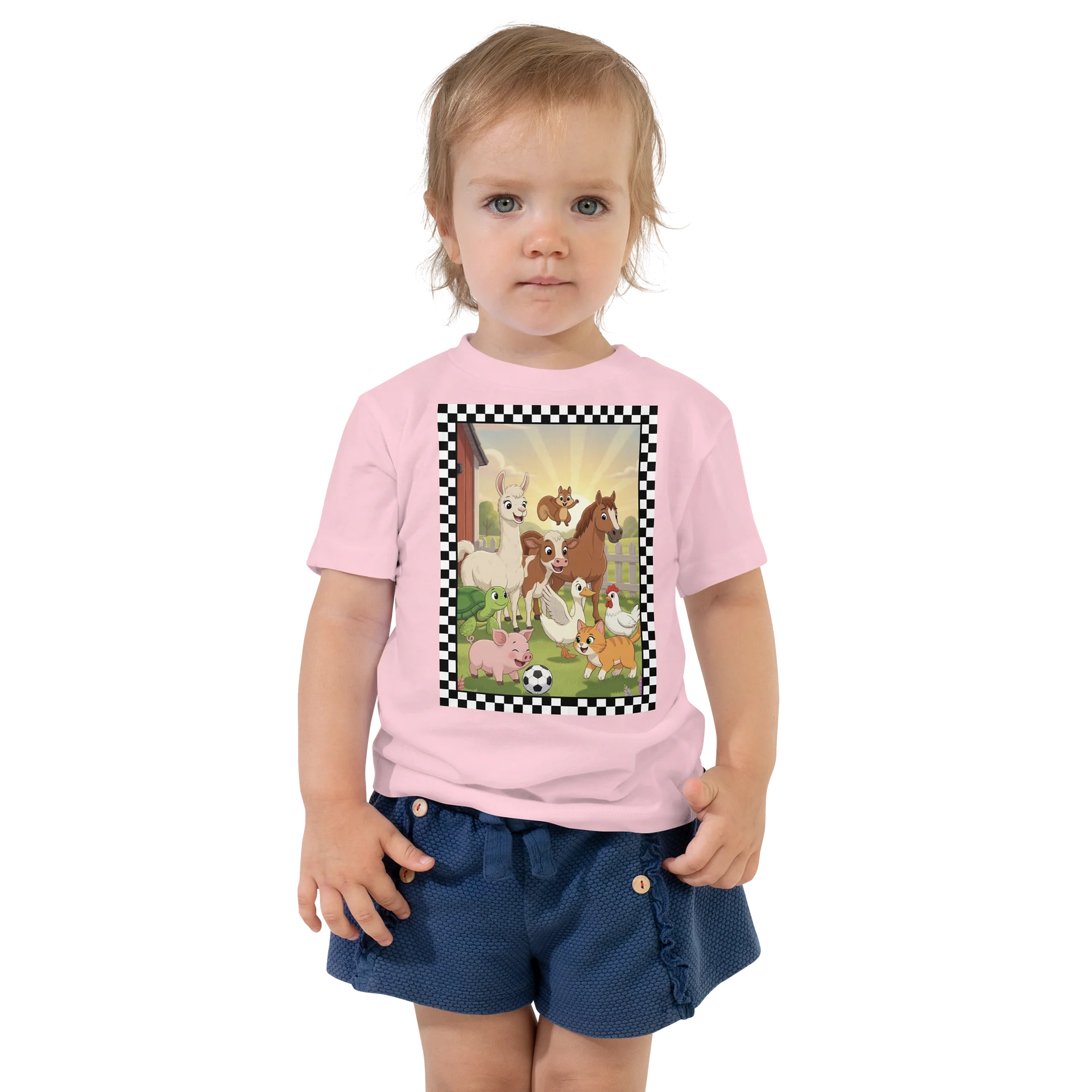 Farm Animal Soccer Squad Toddler Tee product image (1)