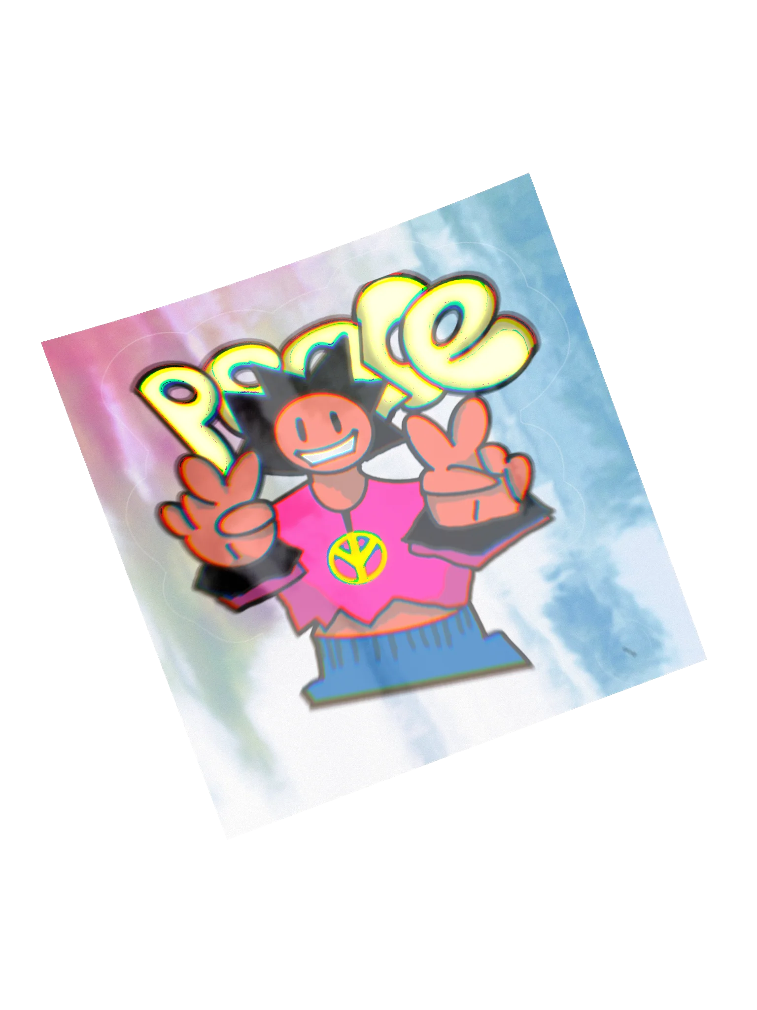 WRLD P34C3 Holo-Sticker product image (9)