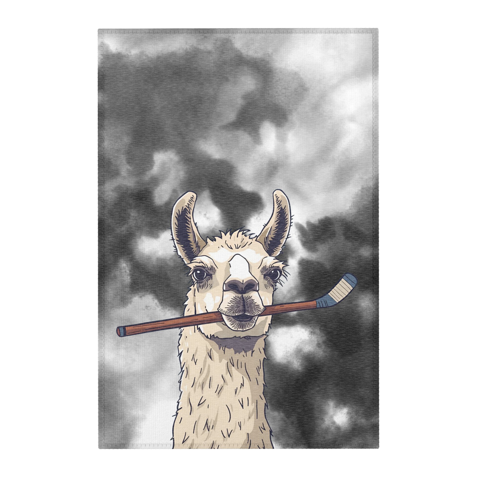 Llama Hockey Area Rug product image (1)