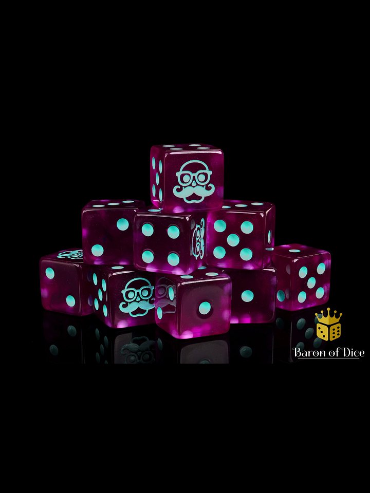 WarpHammer Nerd Skull Channel Dice product image (1)