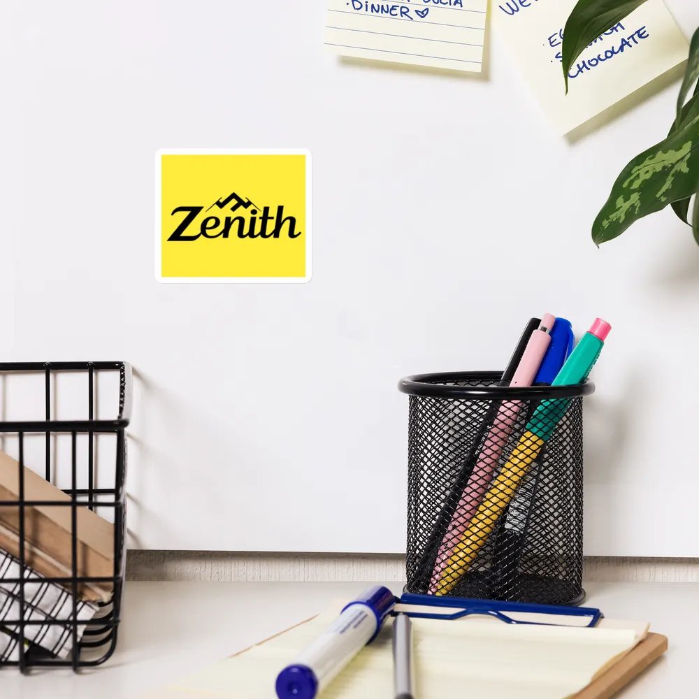 Exclusive Zenith Yellow Die-Cut Fridge Magnet - Custom Design, 3 Sizes Available product image (10)