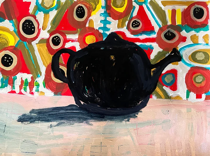 Orignial Painting: Golden Chai product image (1)