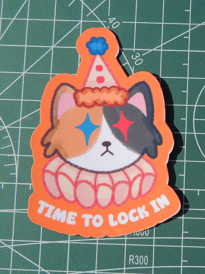 Time To Lock In Sticker product image (2)