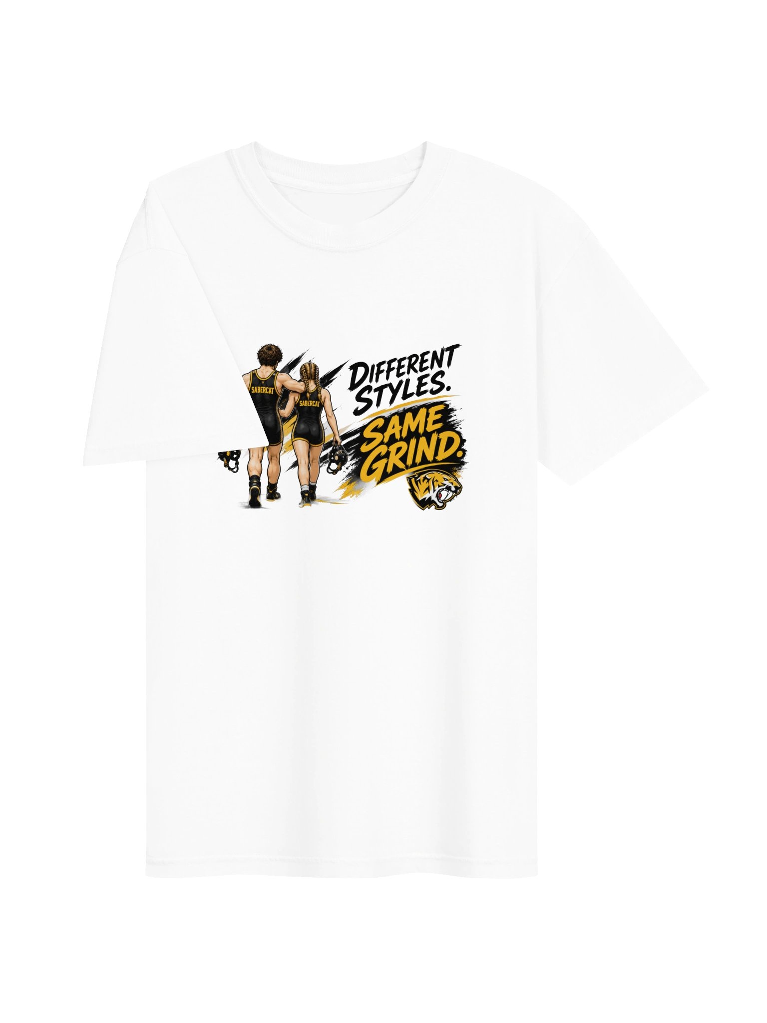 SABERCAT Same Grind Wrestling Tee product image (3)