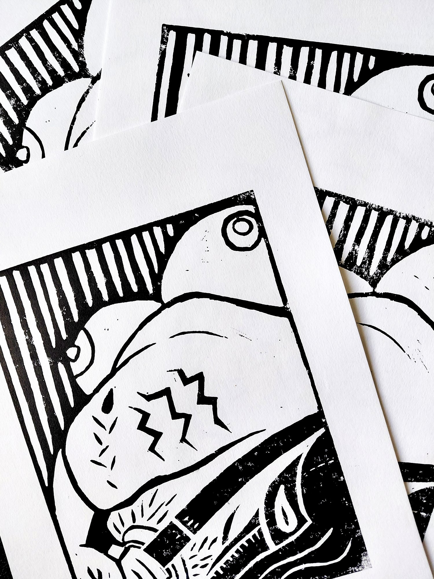 STRAP Lino Print product image (2)